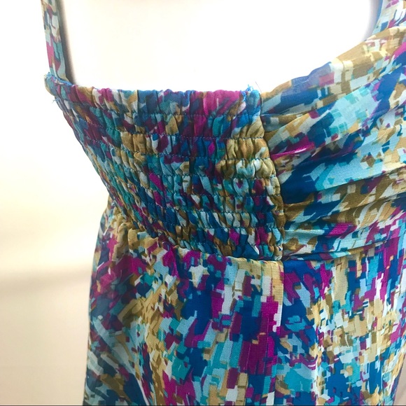 Johnny Martin Flirty Dress Sundress Cocktail Size 1 Umpire Waist - Picture 3 of 8